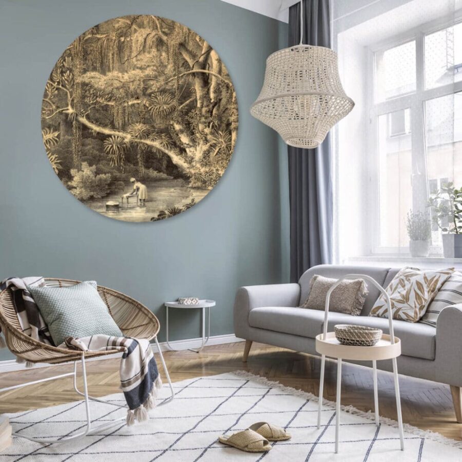 Jungle-Retro-'rivier'-cirkelbehang.jpg