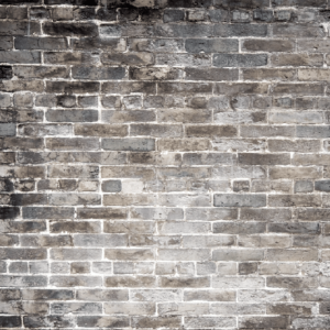 behang met baksteenprint ook wel brickwall in grijstonen