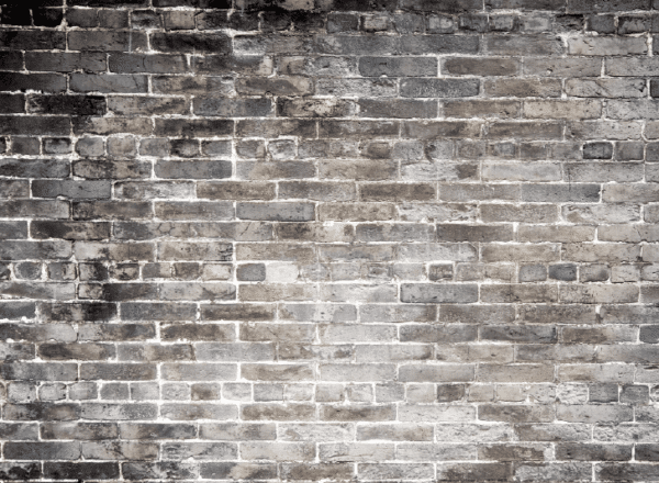 behang met baksteenprint ook wel brickwall in grijstonen
