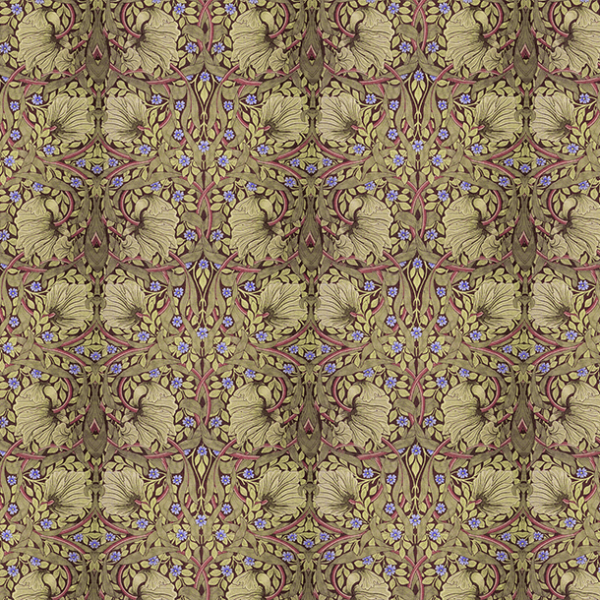 Behang William Morris pimpernel groen2