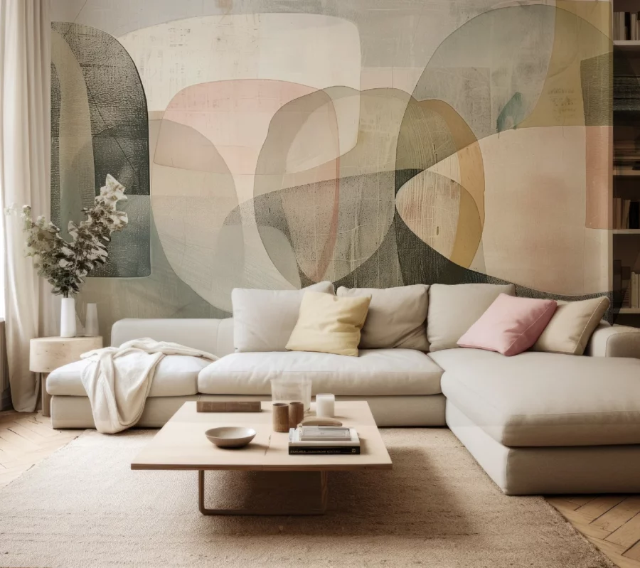 behang Soft Shades woonkamer