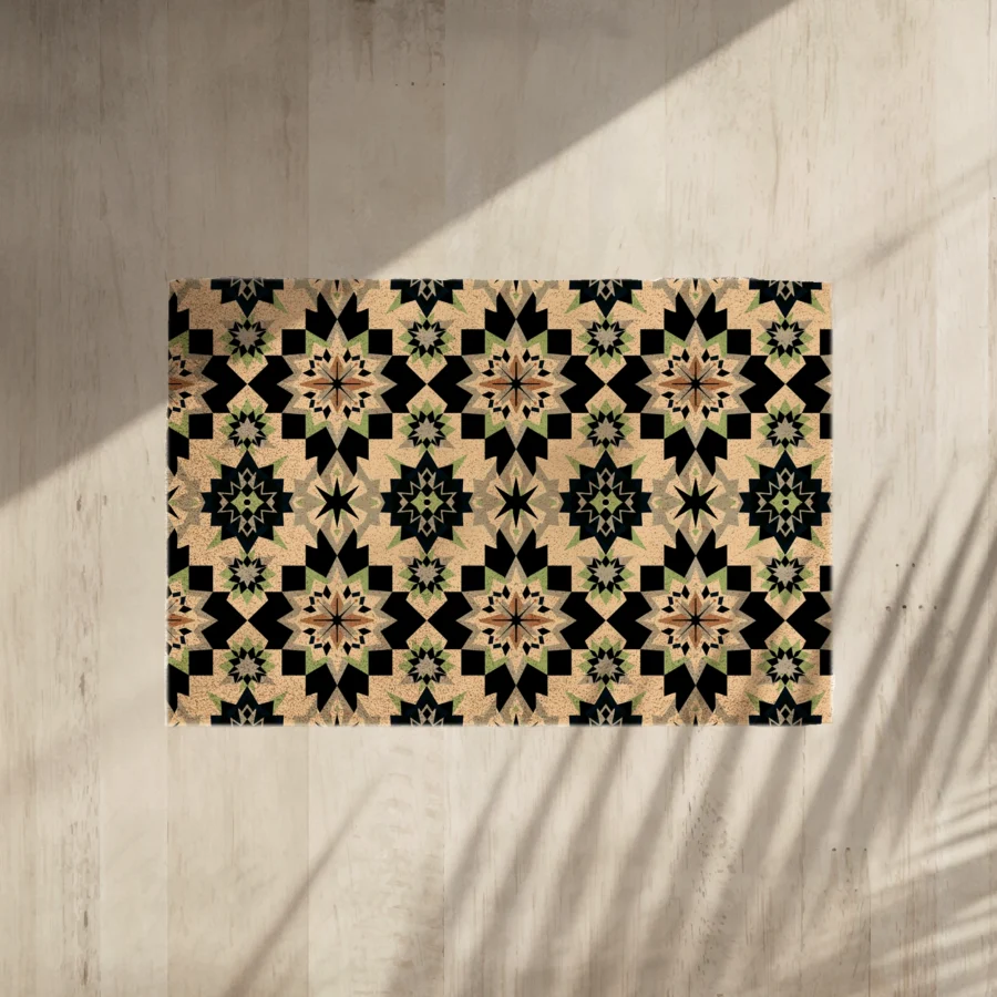 deurmat starpattern green